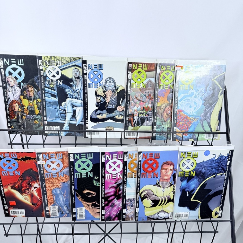New X-Men 117-127 130-131 Annual 2001 lot Key 1st Beak Stepford Cuckoos Glob